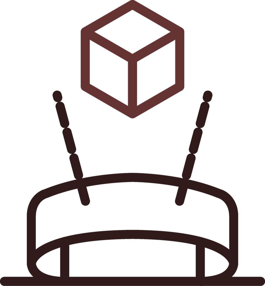 Head Up Display Creative Icon Design vector