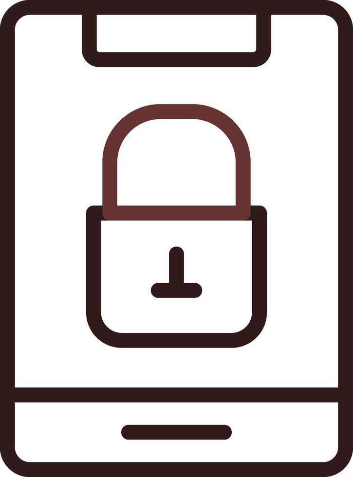 Lock Screen Creative Icon Design vector