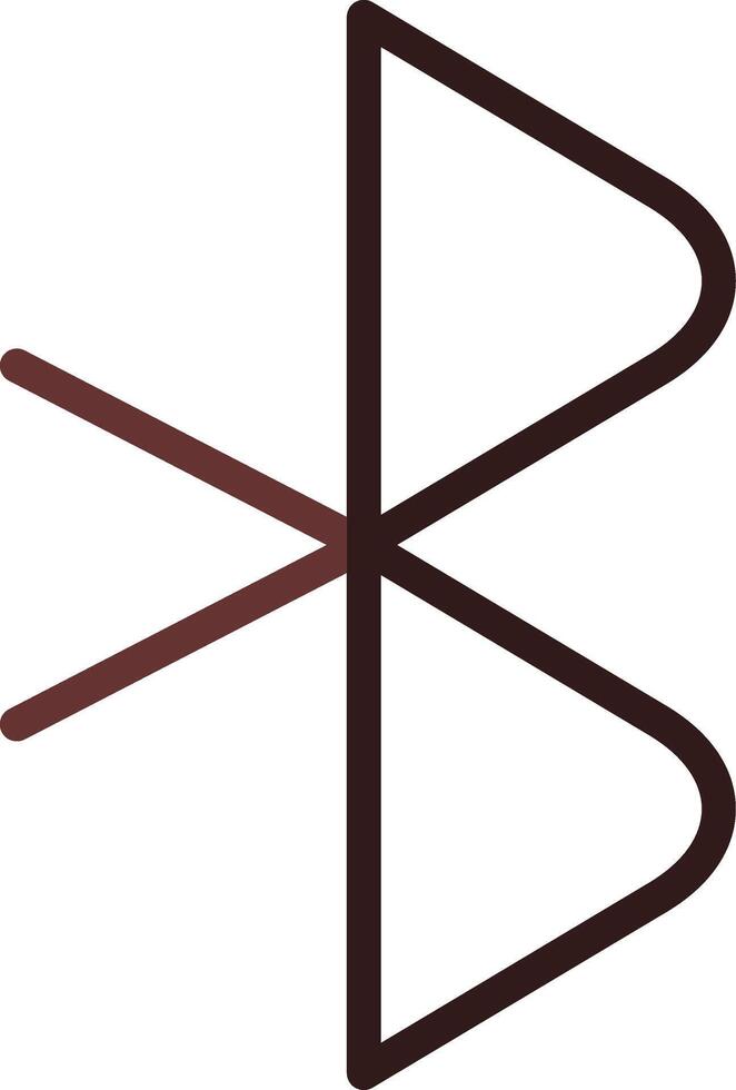 Bluetooth Creative Icon Design vector