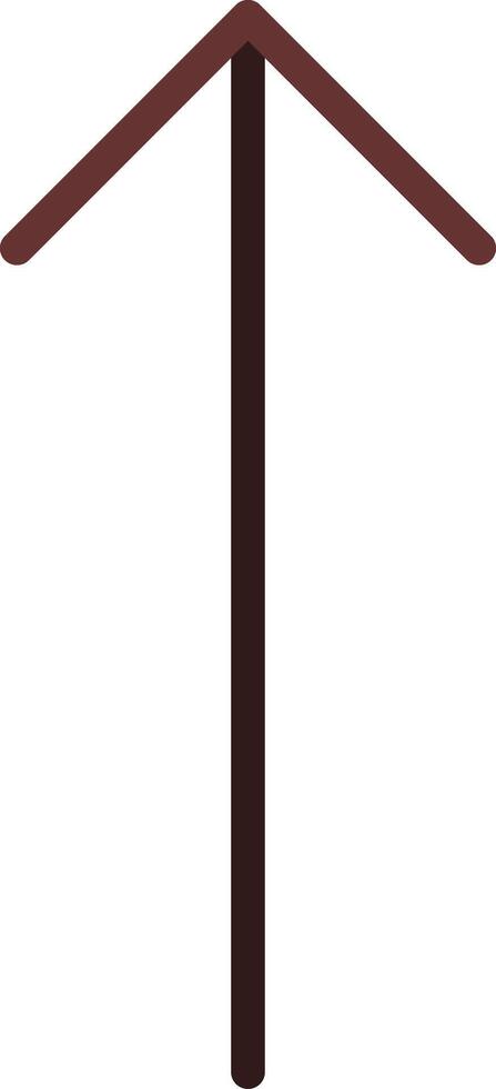 Up Arrow Creative Icon Design vector