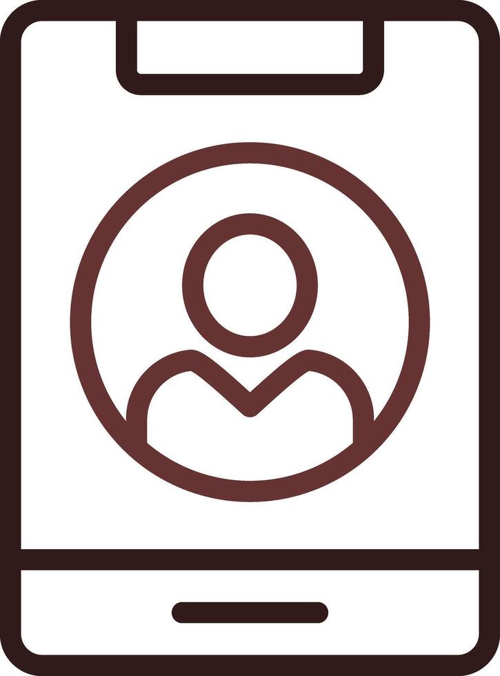 Contact Creative Icon Design vector