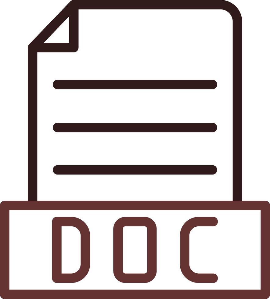 Doc Creative Icon Design vector