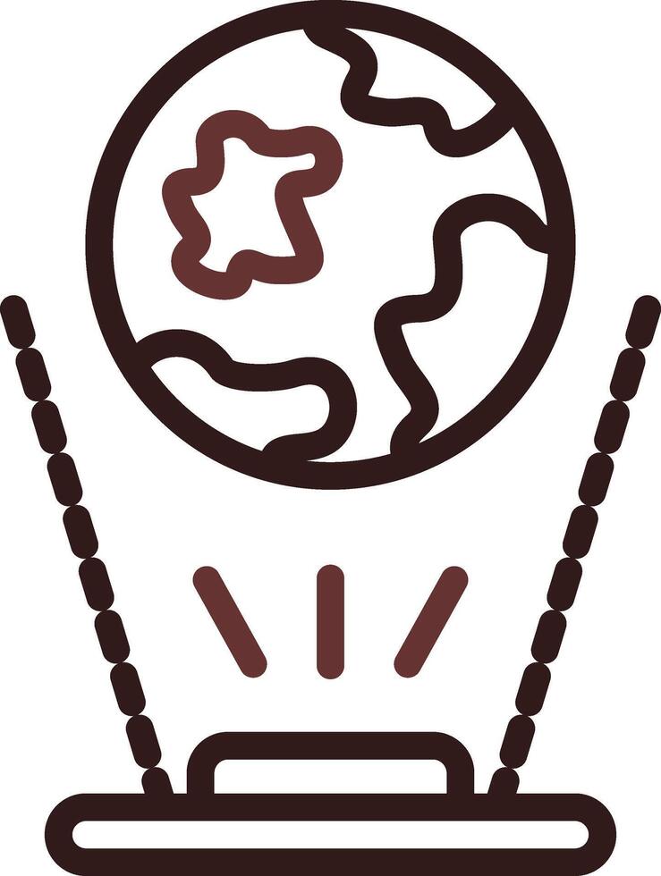 Ar World Creative Icon Design vector