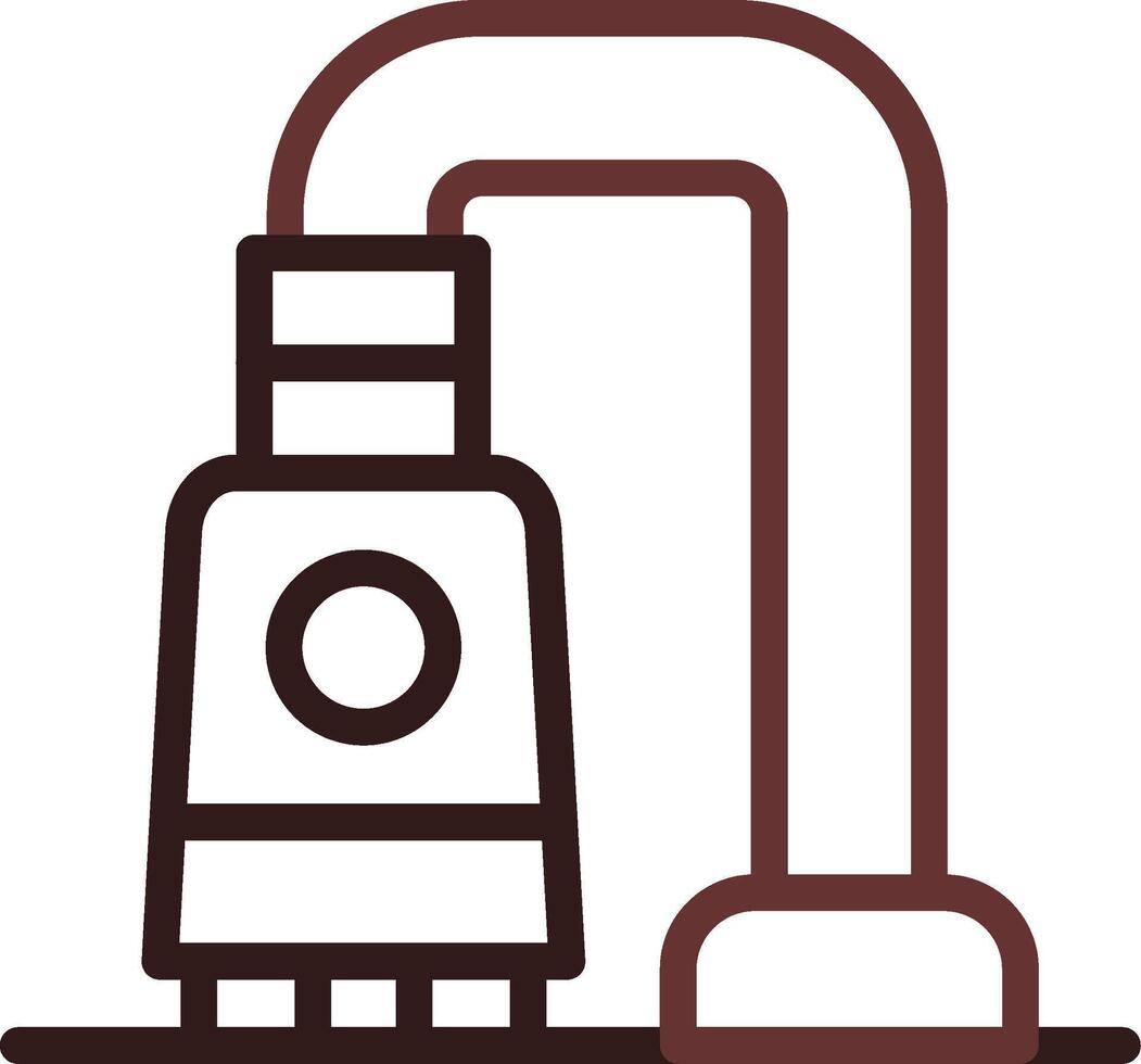 Vacuum Cleaner Creative Icon Design vector