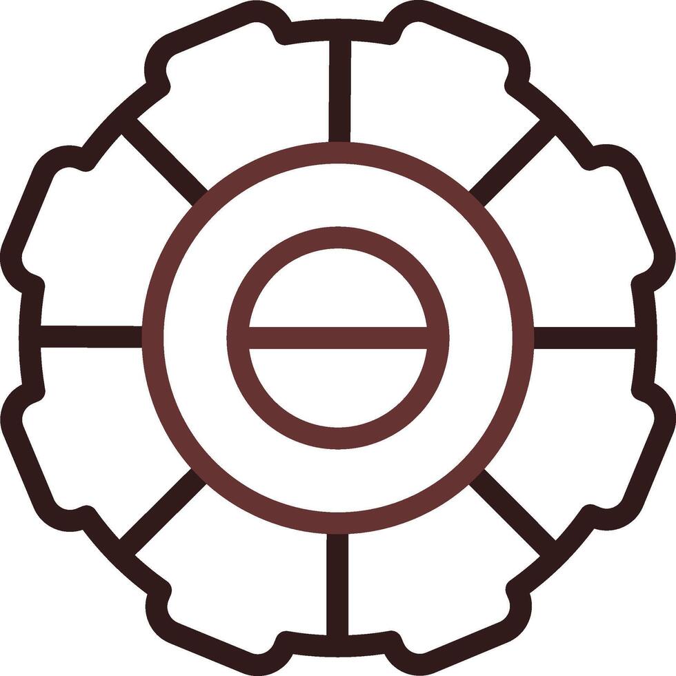 Segmented Process Creative Icon Design vector