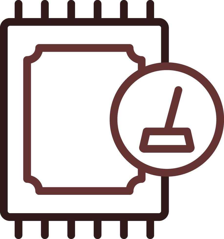 Carpet Cleaning Creative Icon Design vector