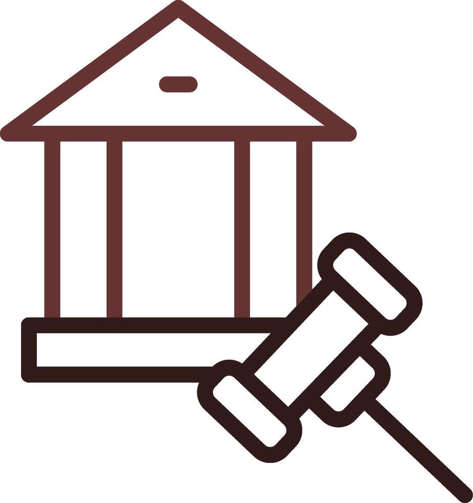 Bank Regulation Creative Icon Design vector