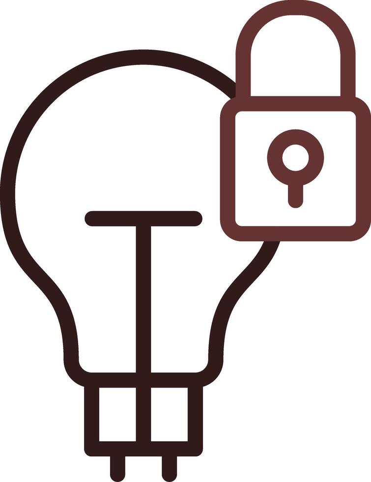 Intellectual Property Creative Icon Design vector