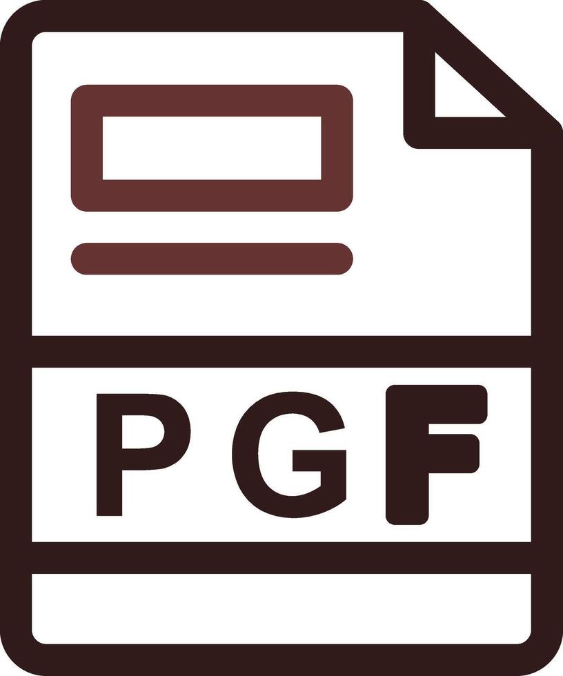 PGF Creative Icon Design vector