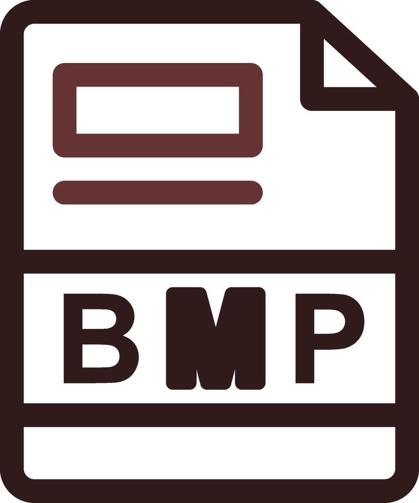 bmp creativo icono diseño vector