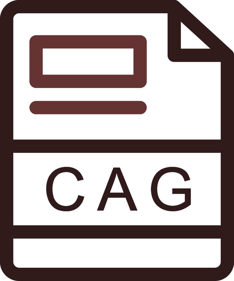 CAG Creative Icon Design vector