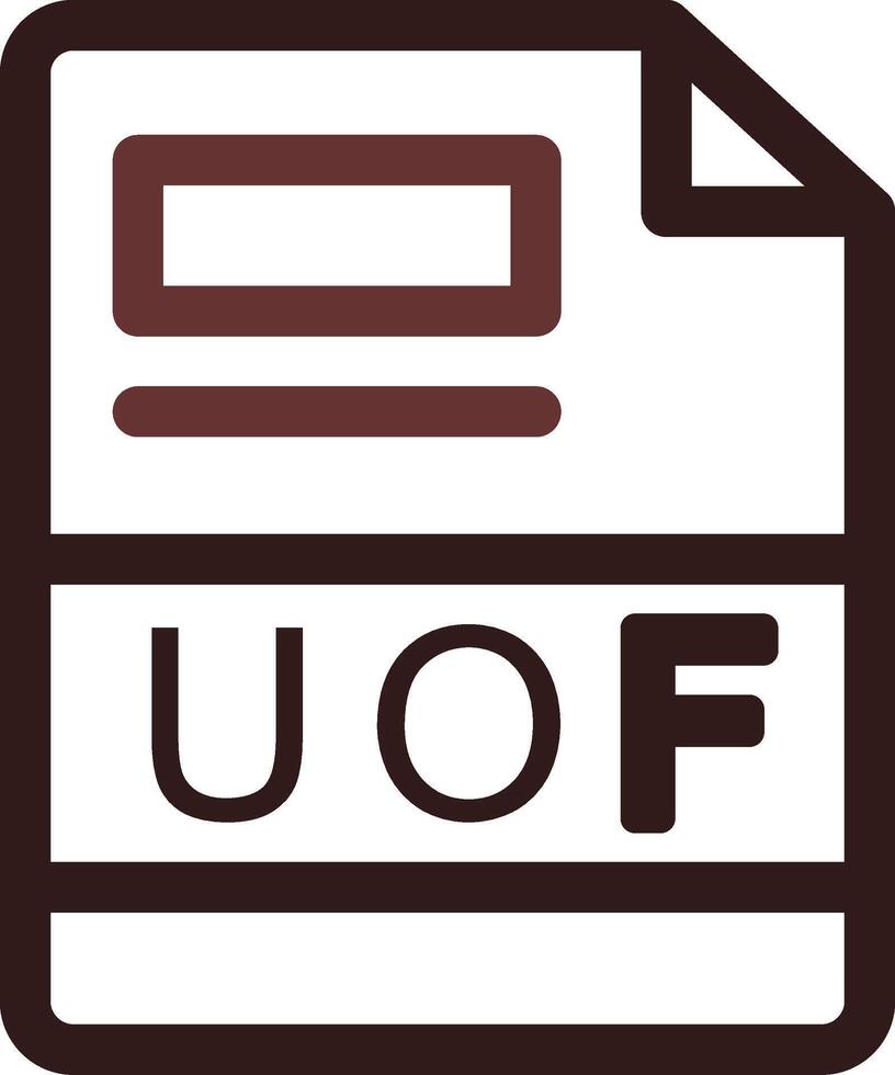 UOF Creative Icon Design vector