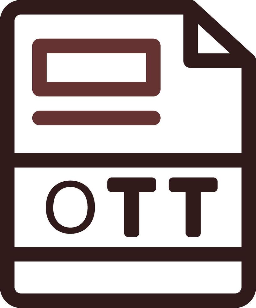 OTT Creative Icon Design vector