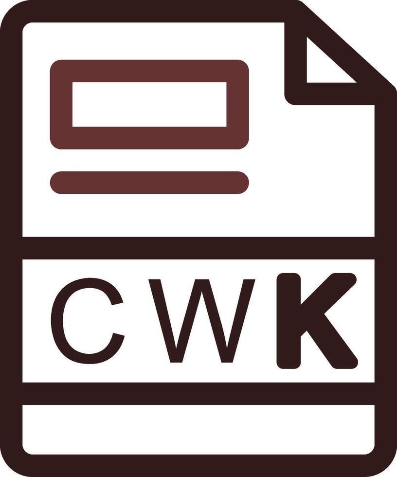 cwk creativo icono diseño vector