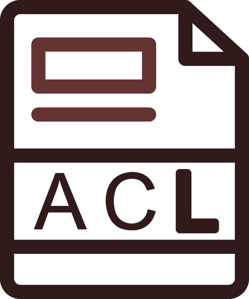 ACL Creative Icon Design vector