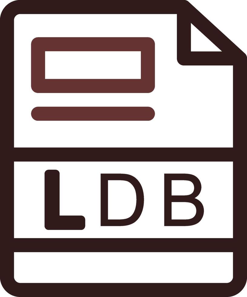 LDB Creative Icon Design vector