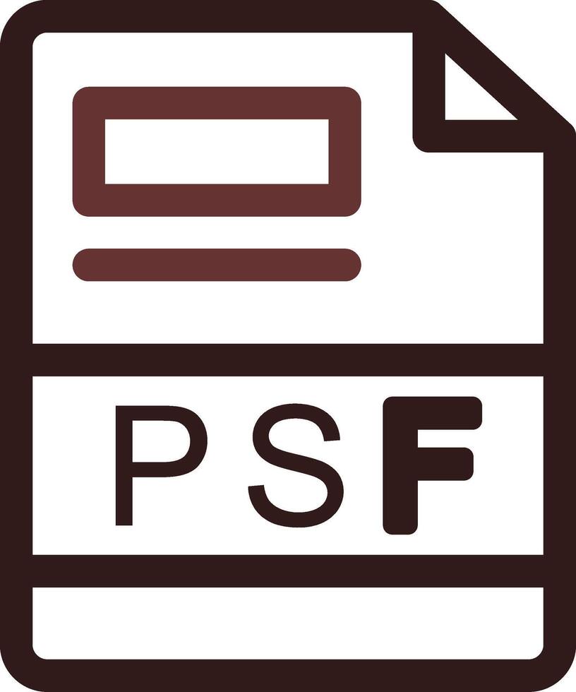 PSF Creative Icon Design vector