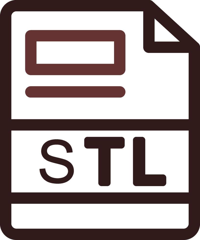 STL Creative Icon Design vector