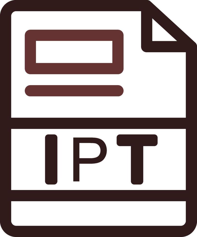 IPT Creative Icon Design vector