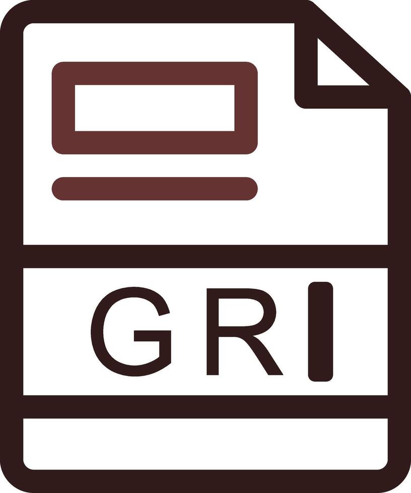 GRI Creative Icon Design vector