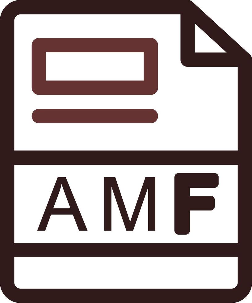 amf creativo icono diseño vector