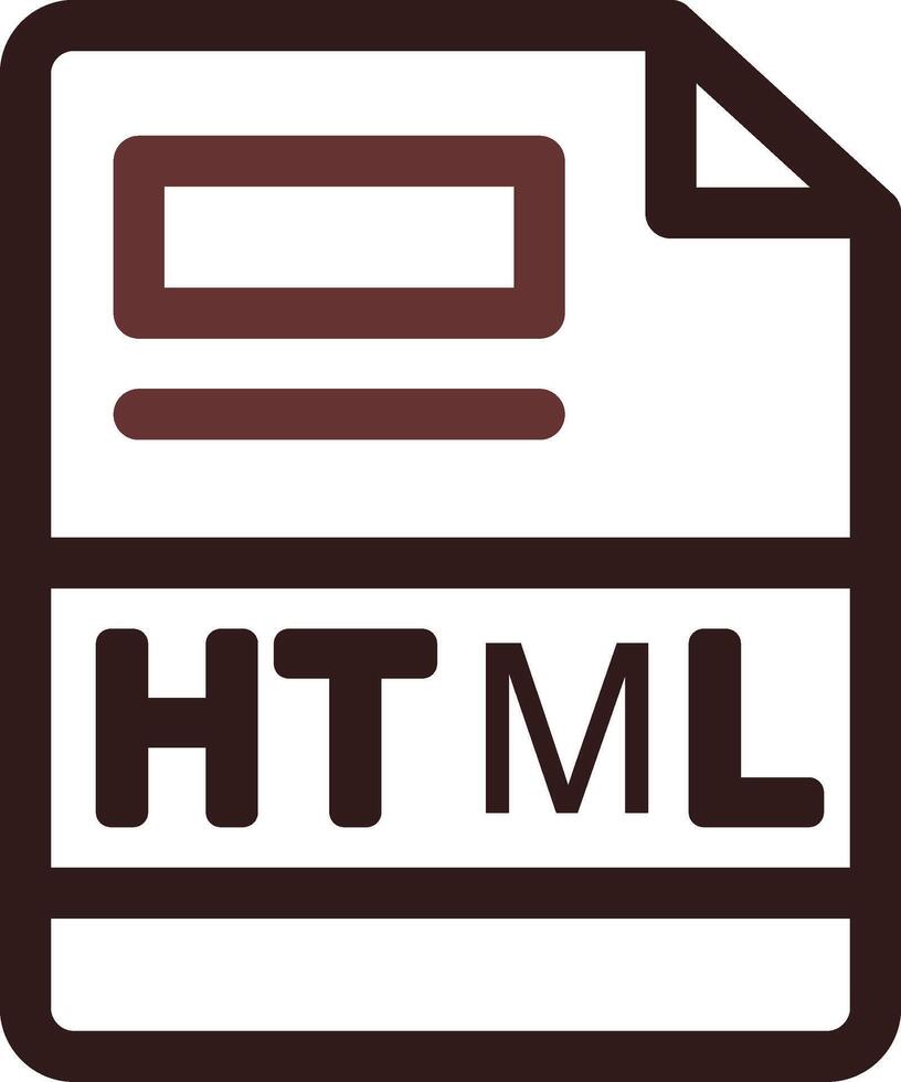 HTML Creative Icon Design vector