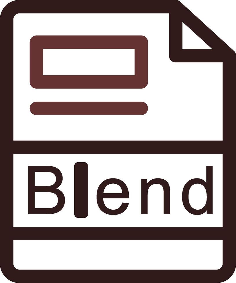 Blend Creative Icon Design vector