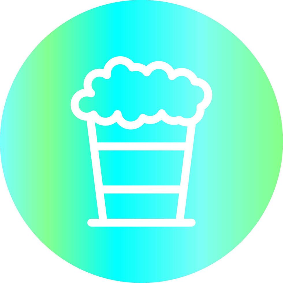 Popcorn Creative Icon Design vector