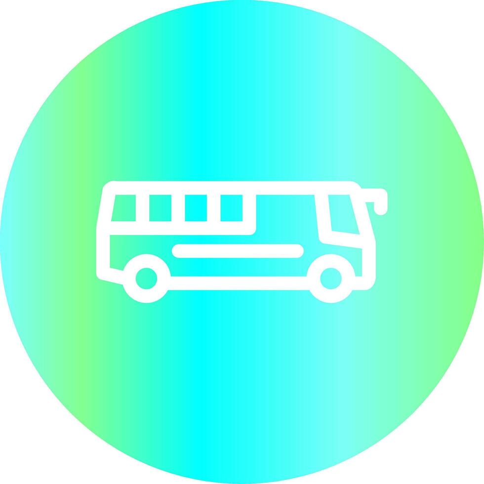 Bus Creative Icon Design vector