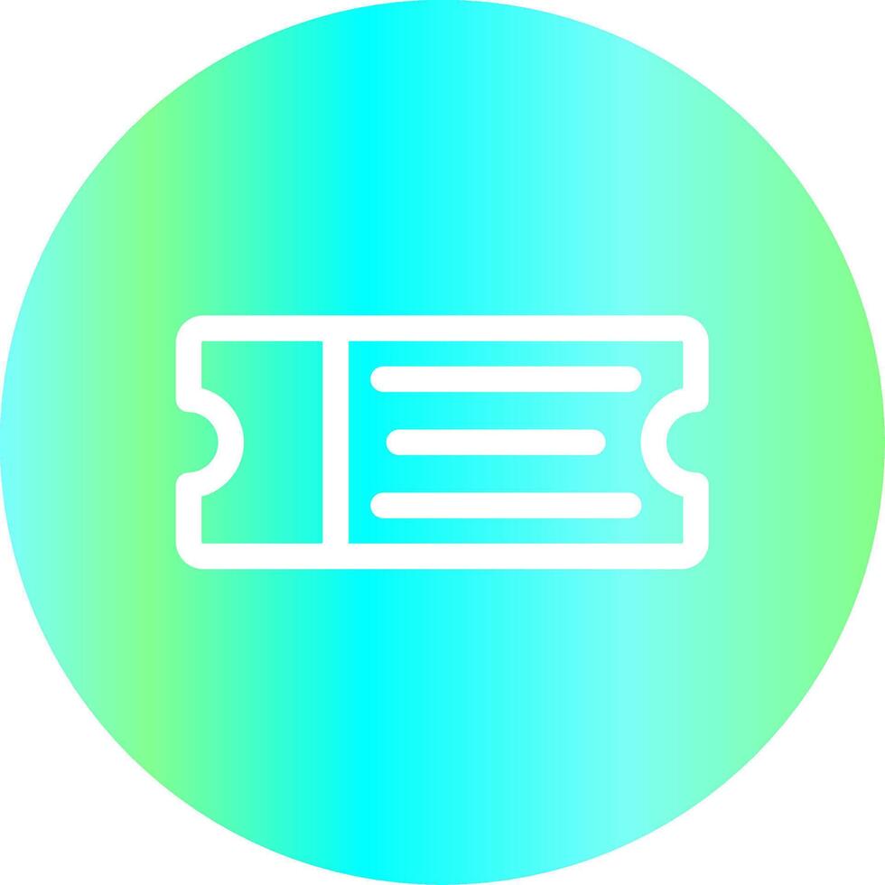 Ticket Creative Icon Design vector