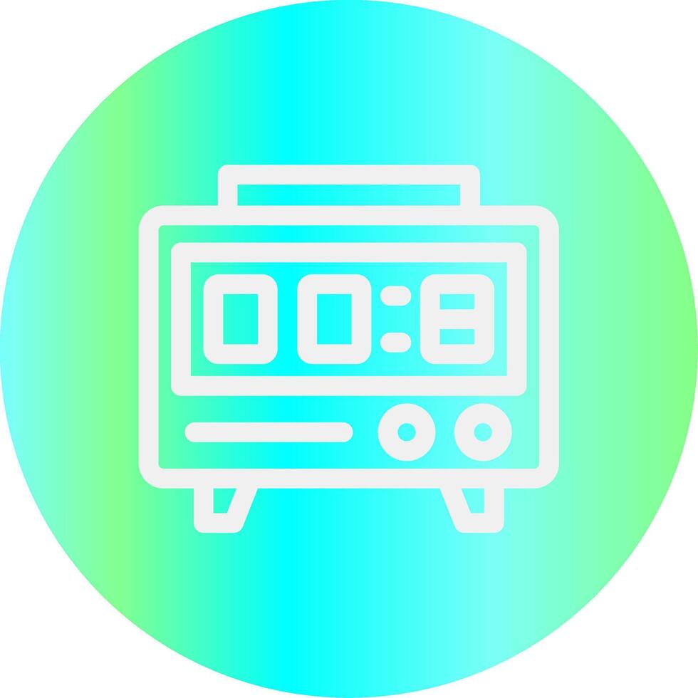 Digital Stopwatch Creative Icon Design vector