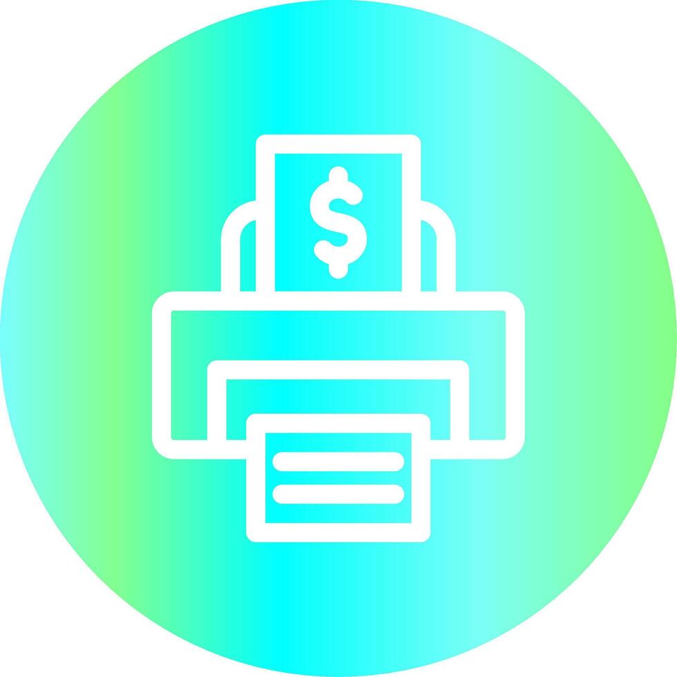 Printer Creative Icon Design vector