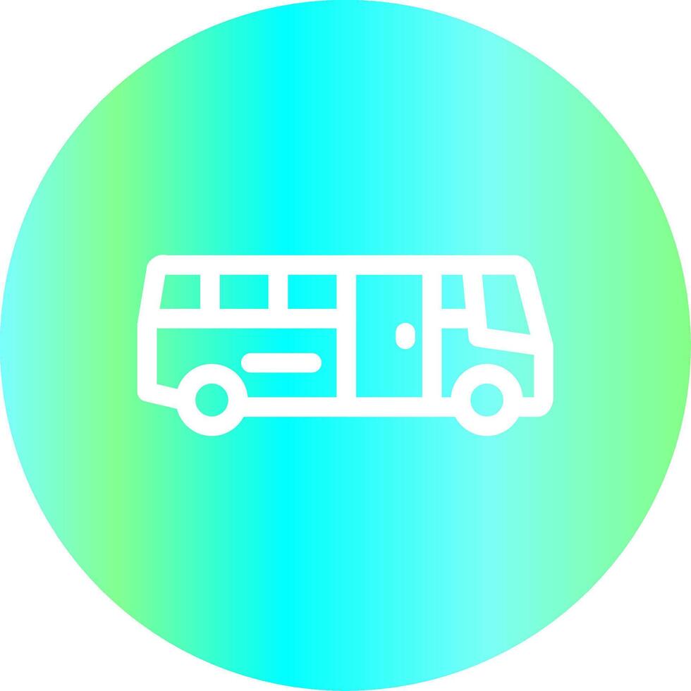 School Bus Creative Icon Design vector