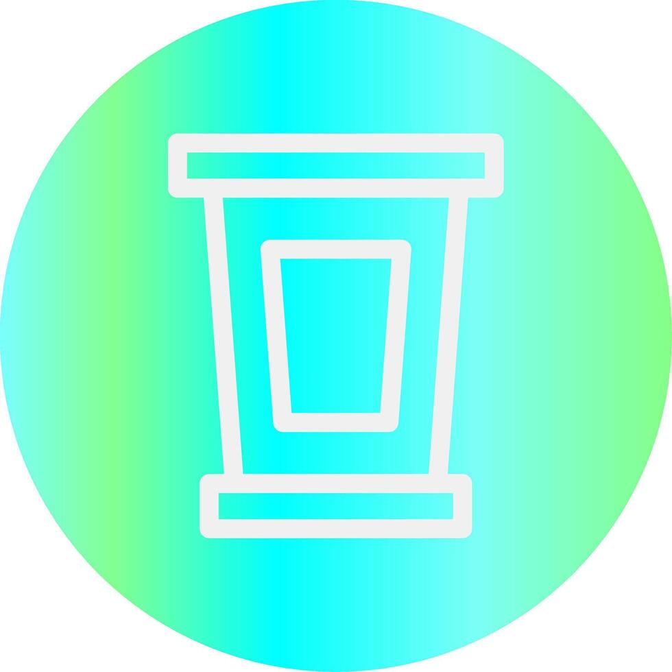 Witness Stand Creative Icon Design vector