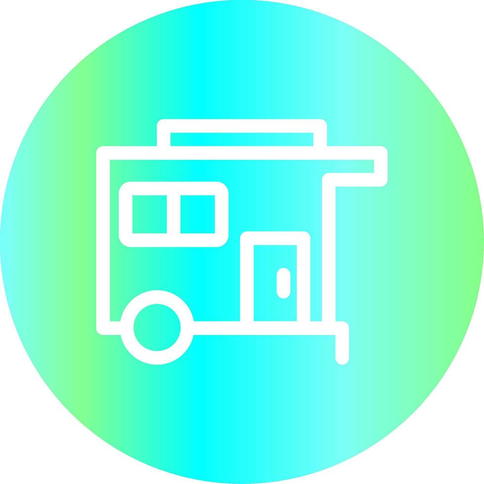 Caravan Creative Icon Design vector