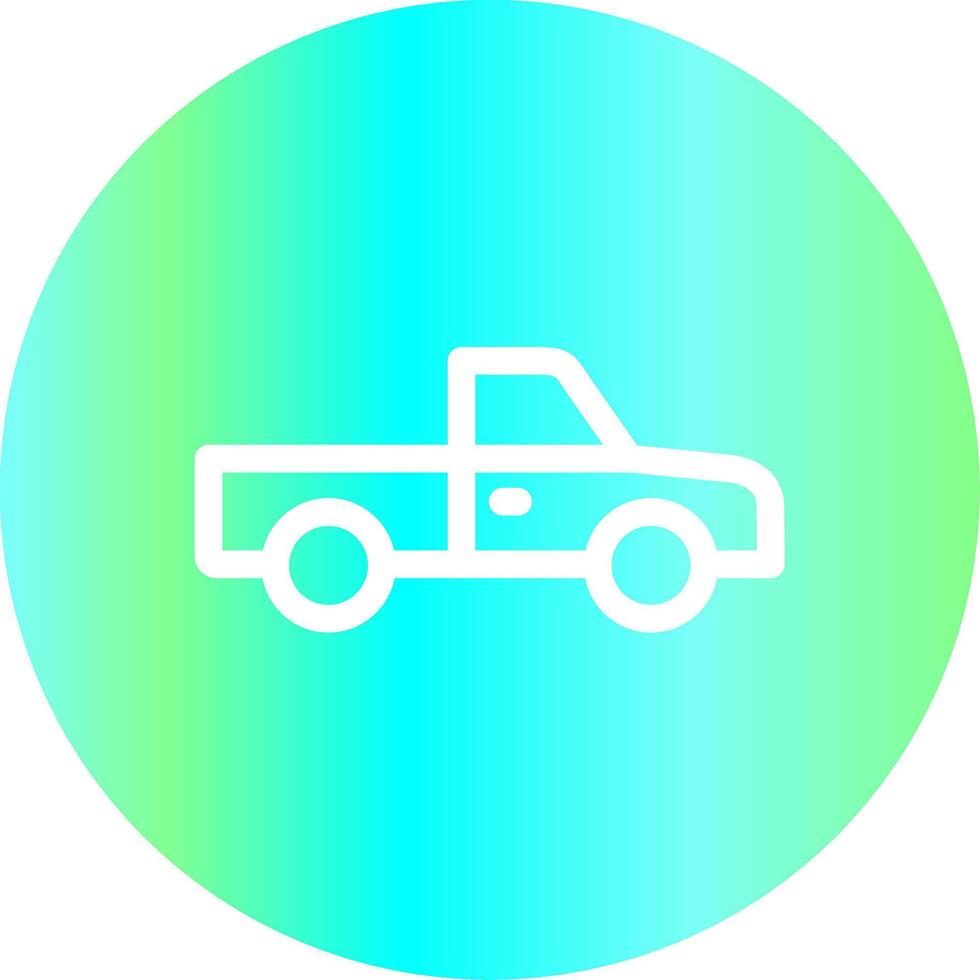 Pickup Truck Creative Icon Design vector