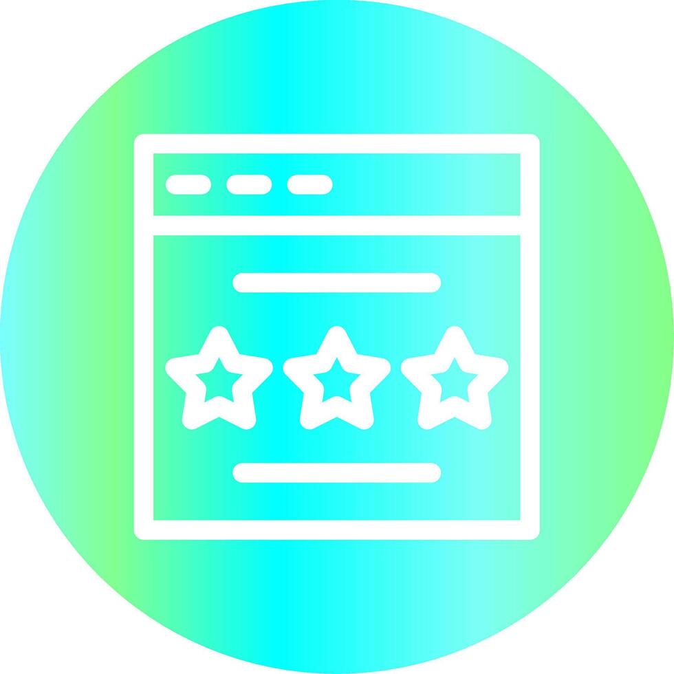 Rating Creative Icon Design vector