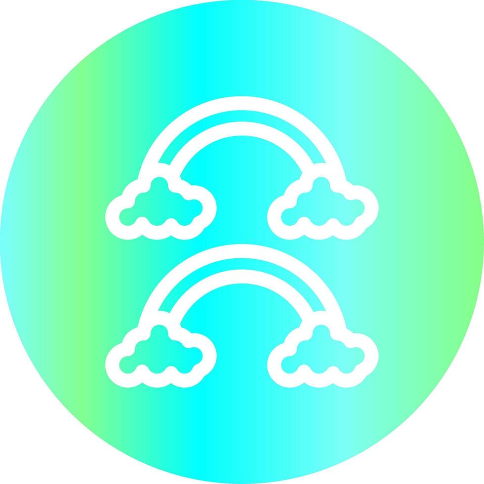 Rainbow Creative Icon Design vector