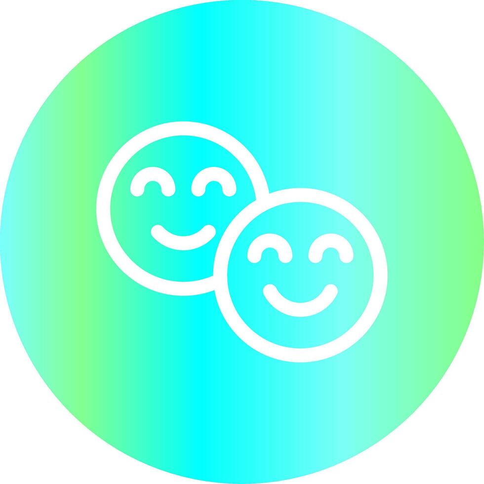Smiley Creative Icon Design vector