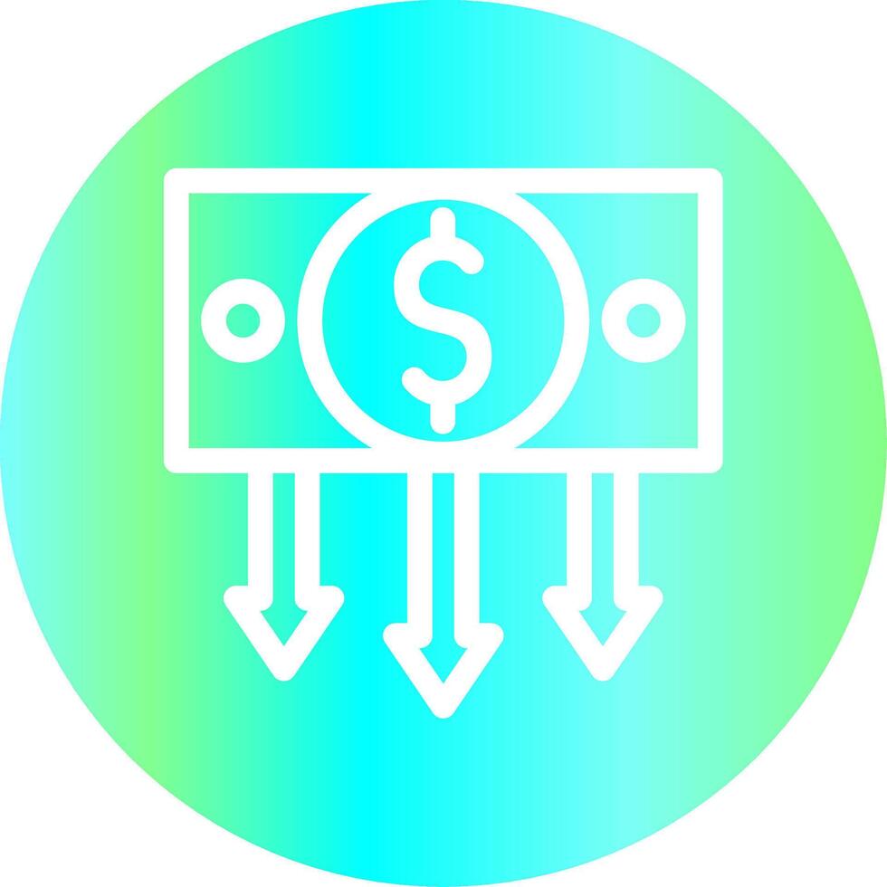 diseño de icono creativo de inflación vector