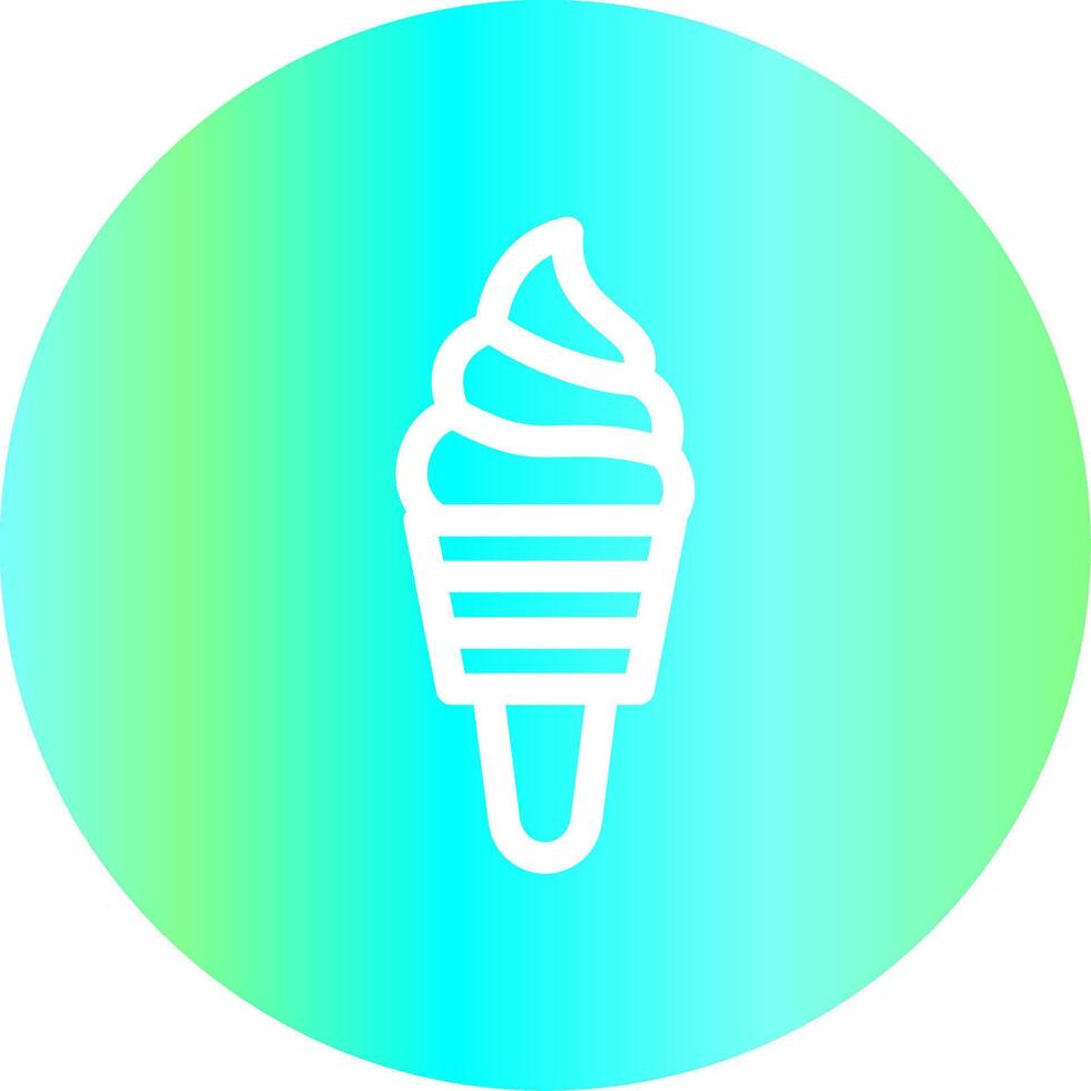 diseño de icono creativo de helado vector