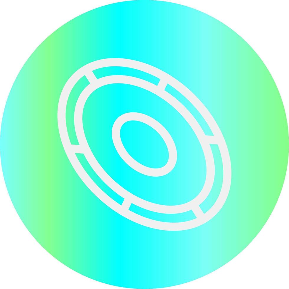 Frisbee Creative Icon Design vector