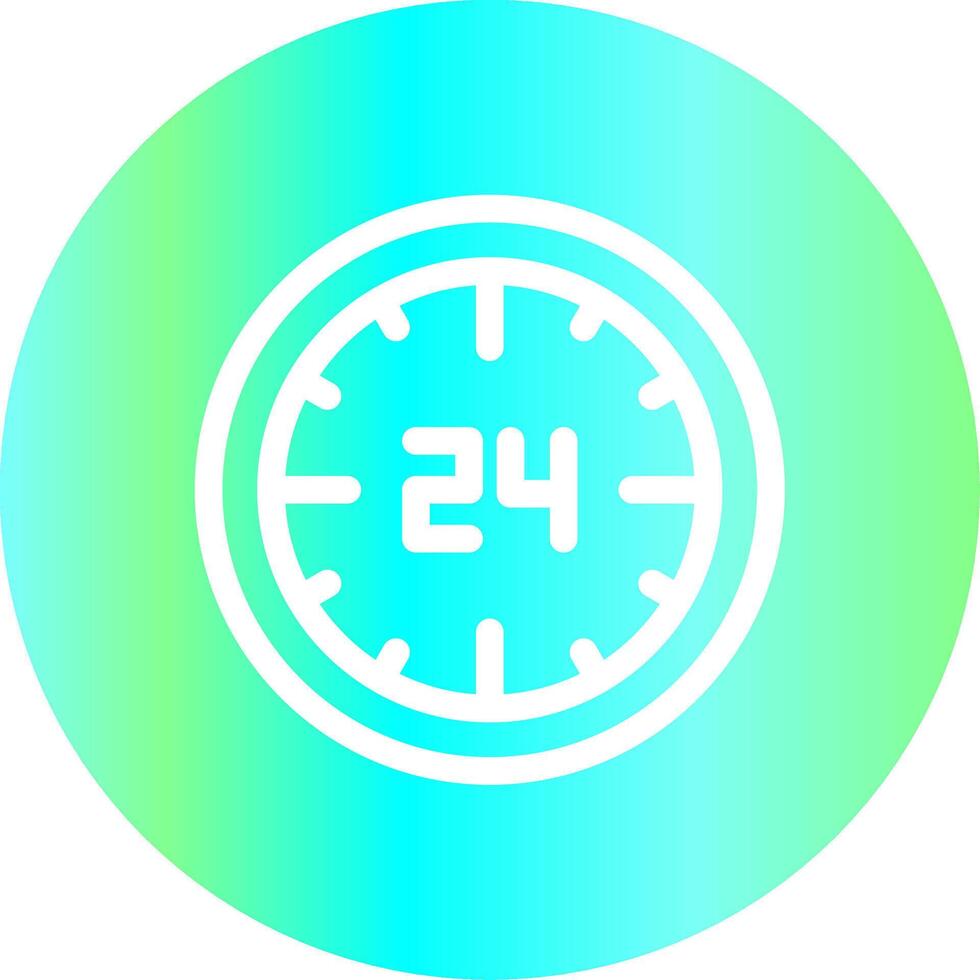Line Gradient Circle Design vector