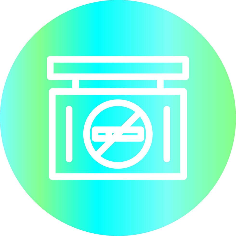 No Smoke Creative Icon Design vector