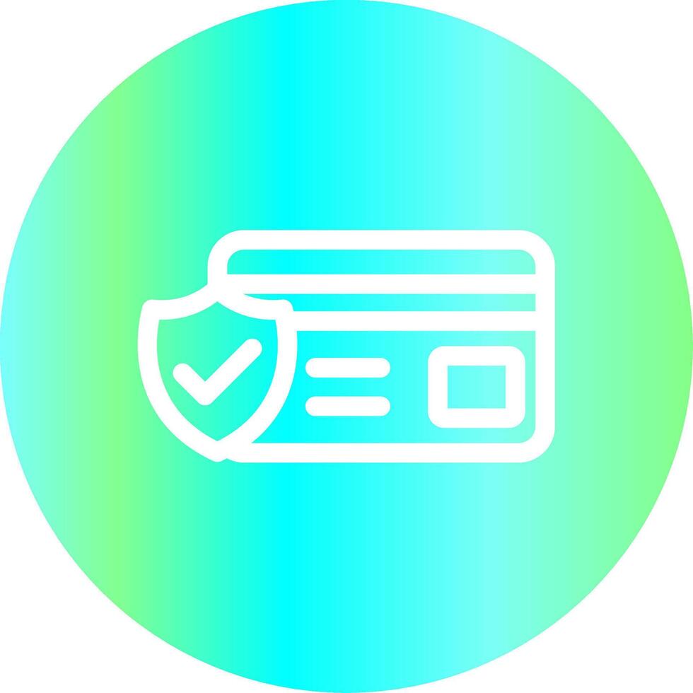 Payment Security Creative Icon Design vector