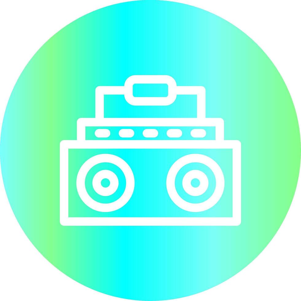 música controlador creativo icono diseño vector