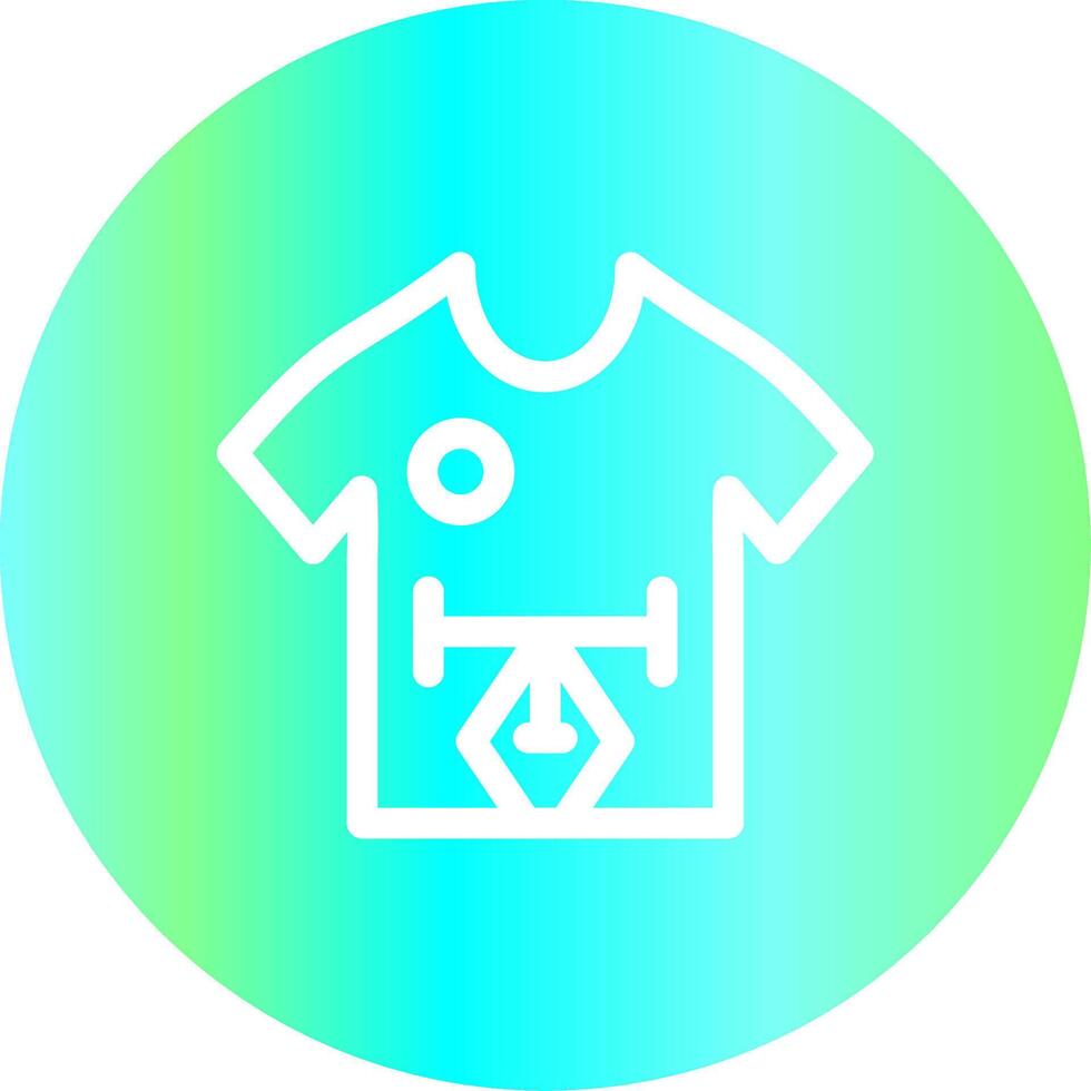 T Shirt Creative Icon Design vector