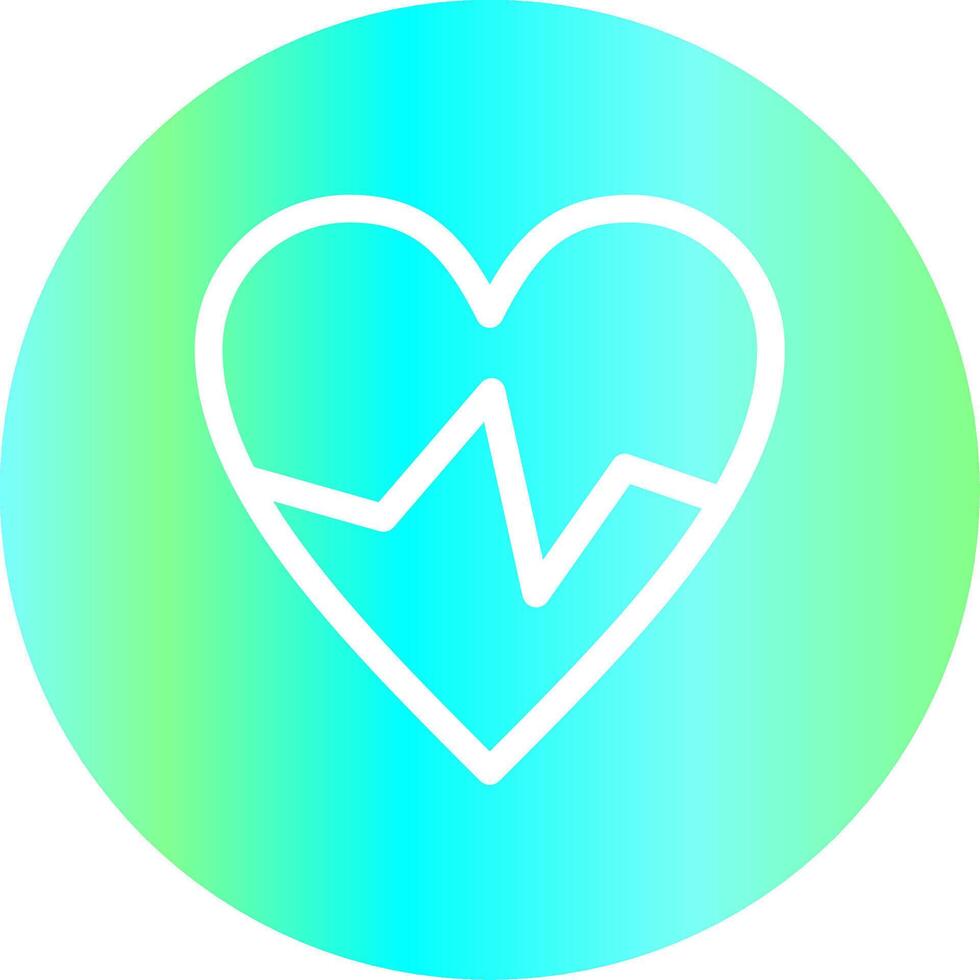 Heart Rate Creative Icon Design vector