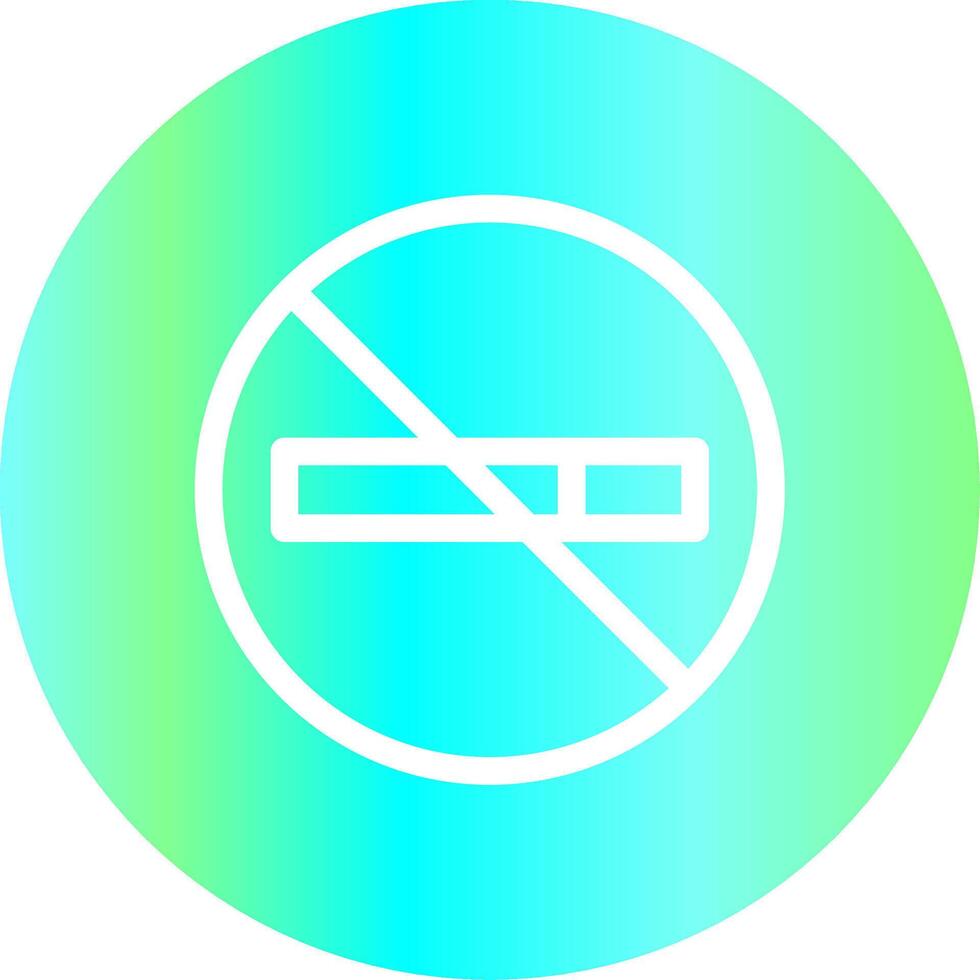 No Smoke Creative Icon Design vector