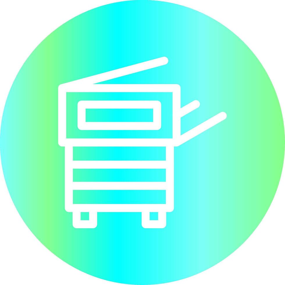 Copy Machine Creative Icon Design vector